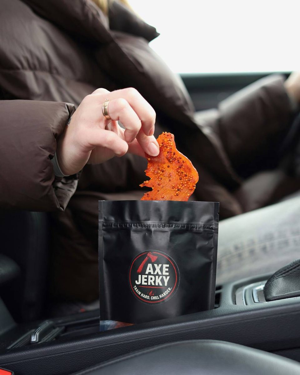 Курячі джерки AXE Jerky як перекус за кермом