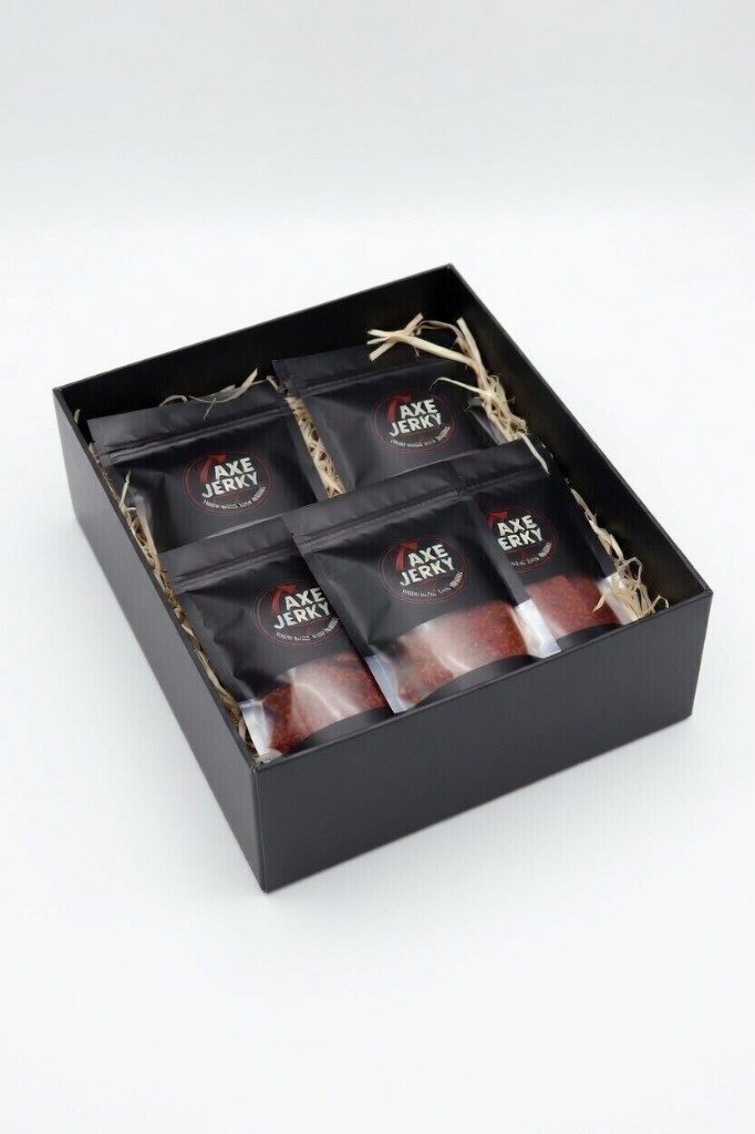 Подарунковий Small Box AXE Jerky — 5 смаків курячих джерків