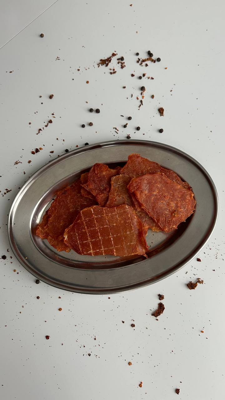 Курячі джерки Solar Spice — курячі джерки AXE Jerky, фото упаковки