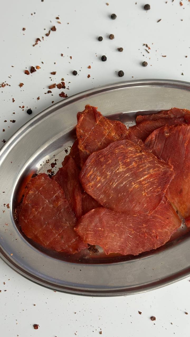 Курячі джерки Sweet Chili — курячі джерки AXE Jerky, фото упаковки